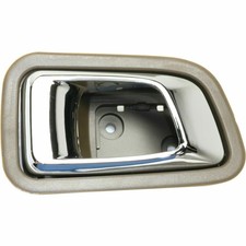 Rear Left LH Interior Door Handle Brown Chrome Plastic For 2003-2008 Honda Pilot