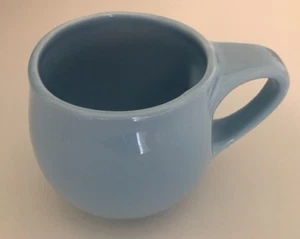 Taza Starbucks 2005 Chubby Light Baby azul 16 oz mango ergonómico contemporáneo - Imagen 1 de 5
