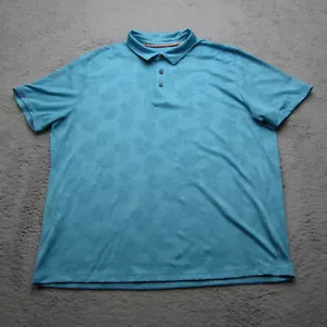 Tommy Bahama Polo Shirt Mens 2XL Pineapple Islandzone Performance Stretch - Picture 1 of 10