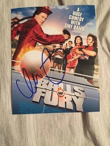 GEORGE LOPEZ SIGNED 8X10 PHOTO AUTOGRAPH Balls Of Fury Photo Proof - Picture 1 of 3