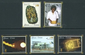 GHANA 2007 SG3683/7 set of 5 50th Ann Independence Minerals u/mint. Cat £15.75 - Picture 1 of 1
