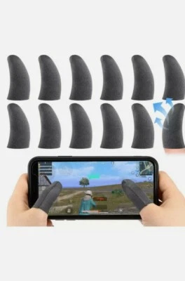Mobile Game Finger Sleeve Screen 12 Gaming Controller Touch Screen For COD PUBG  - Image 1 of 4