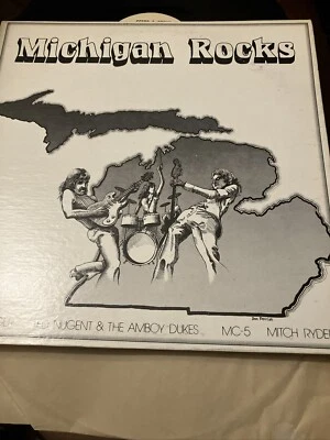 Vintage Vinyl Michigan Rocks Seeds & Stems 1977 Bob Seger Ted Nugent Mc-5 Mint - Image 1 of 4