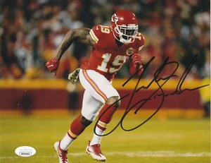 JOSH GORDON KANSAS CITY CHIEFS JSA AUTHENTICATED ACTION SIGNED 8x10 - Picture 1 of 1