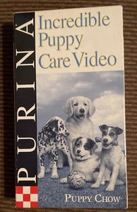 Incredible Puppy Care Video VHS VCR Video Tape Movie Purina - Picture 1 of 4