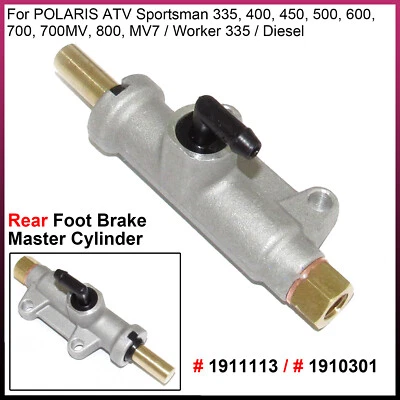 For Polaris Sportsman 335 400 450 500 600 800 MV Rear Foot Brake Master Cylinder - Image 1 of 4