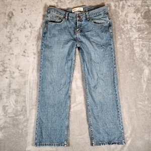 Levi's 550 Jeans Boy's 12 Husky 33X28 (Tag 32X27) Relaxed Fit Blue Medium Wash - Picture 1 of 16