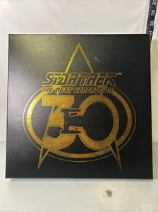 STAR TREK BRADFORD EXCHANGE 30 ANIVERSARIO LA PRÓXIMA GENERACIÓN PLACA 12" CERTIFICADO DE AUTENTICIDAD - Imagen 1 de 12