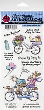 Art Impressions Work & Play Clear Stamps-Enjoy The Ride 