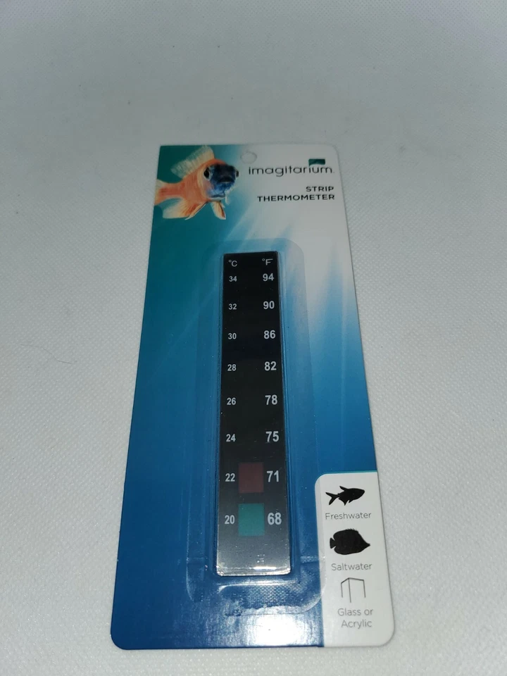 Imagitarium Aquarium Strip Thermometer - Image 1 of 2