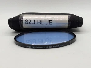 Tiffen 4.5" Round 82B Light Balancing Blue Filter MFR #41282B - Picture 1 of 7