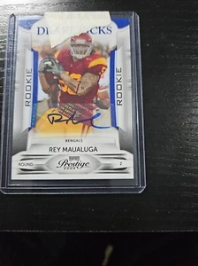 Rey Maualuga 2009 Playoff Prestige Draft Picks Autographs RC Auto /399 #194 - Picture 1 of 2