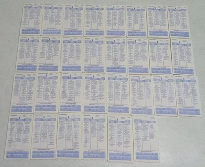 Strat O Matic Baseball 2004 Season Patial Set w/Weather & Ball Park Effect Cards - Image 1 of 4