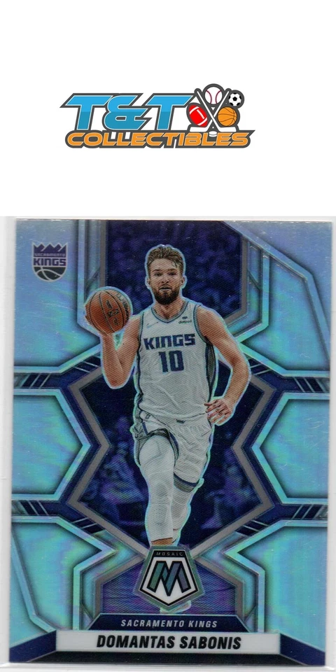 2021-22 Panini Mosaic Silver #42 Domantas Sabonis Sacramento Kings 8a - Image 1 of 1