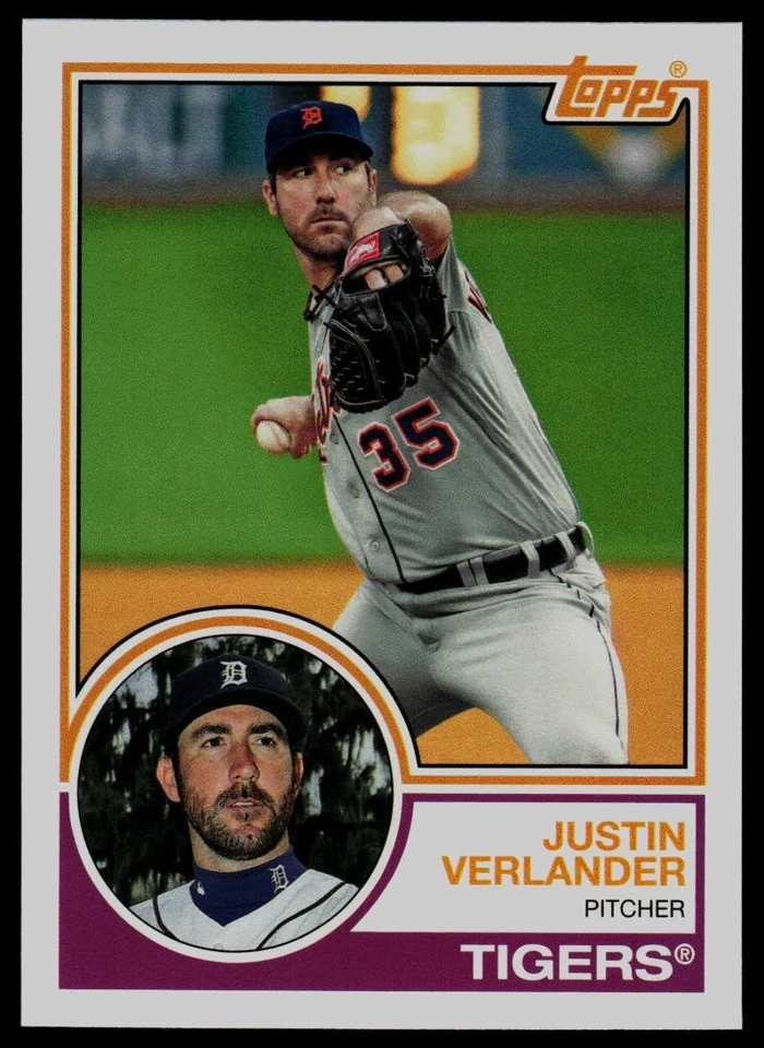 2015 Topps Archives #229 Justin Verlander Detroit Tigers - Image 1 of 2