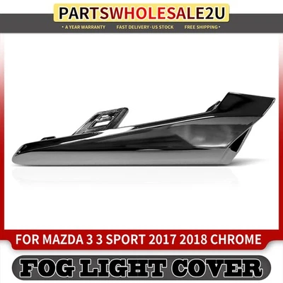 Tapicería de luz antiniebla cromada delantera izquierda para Mazda 3 3 Sport 2017-2018 BAJC50C22 Foto 1 de 4