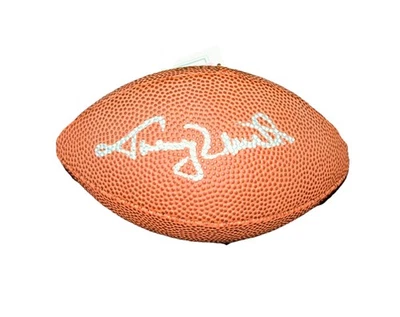 JOHNNY UNITAS PSA CERTIFIED NFL Micro Signed Mini Football Colts HOF goat!! - Image 1 of 4