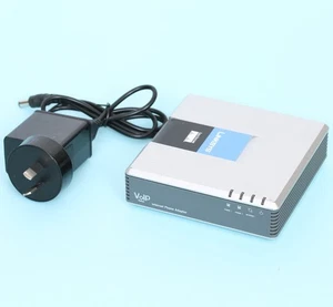 CISCO LinkSys PAP2T Internet Phone Adapter 2 Port SIP VOIP Adapter Factory Reset - Zdjęcie 1 z 6