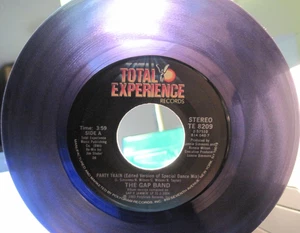 GAP BAND * 45 * Party Train (2 Mixes) * 1983 * VG++ USA ORIG see thru PURPLE WAX - Picture 1 of 4