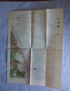 Vtg Map South Dakota Black Hills Rapid Quadrangle Forest Reserve Walcott 1897-98 - Picture 1 of 18
