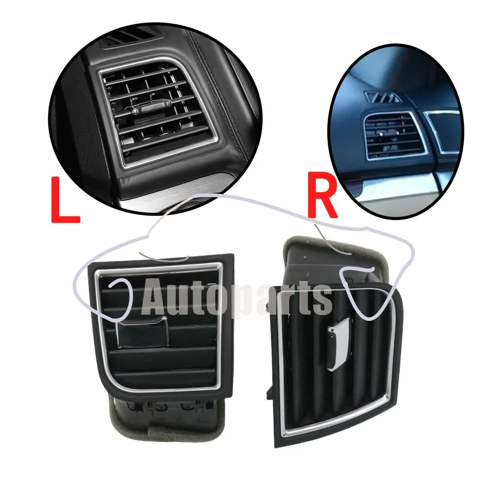 1 Pair LH+RH Side Dashboard Louvered Vent NEW Fit For 2016-2019 Ford Explorer US - Imagem 1 de 4