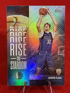 2025-26 Topps Basketball Rookie Rise To Stardom Rainbow Cooper Flag #RTS-1 RC - Foto 1 di 4