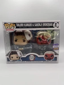 Funko Pop! Vinyl: Demon Slayer-Tanjiro Kamado & Sakonji Urokodaki (SC LTD EDT) - Bild 1 von 6