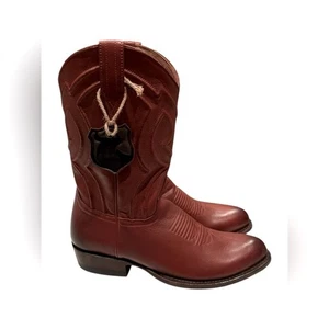 Cuero The Eastwood Botas Artesanales Cuero Cereza Talla 7D - Imagen 1 de 5
