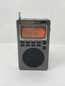 Raddy FM Radio Receiver RF760 AM FM WFM Stereo - Picture 1 of 7
