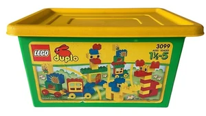 Lego Duplo gemischtes Set mit Aufbewahrungstruhe 3099 plus Extras über 5 Pfund Vintage 2000 - Bild 1 von 16