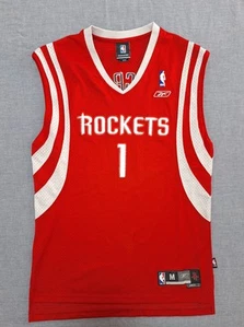 Houston Rockets Tracy McGrady T-Mac #1 Reebok NBA stitched Jersey M - Picture 1 of 13