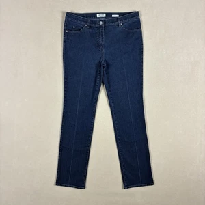 Gerry Weber Damen Irina Jeans 14 (44 UK) Dunkelblau Waschung Stretch Denim Slim Fit - Bild 1 von 14
