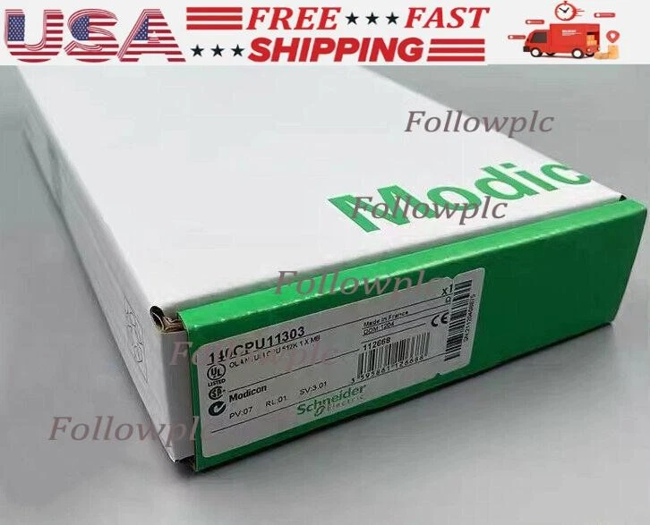1件装全新带盒施耐德可编程式逻辑控制器140CPU11303快速发货 — 第 1/1 张图片