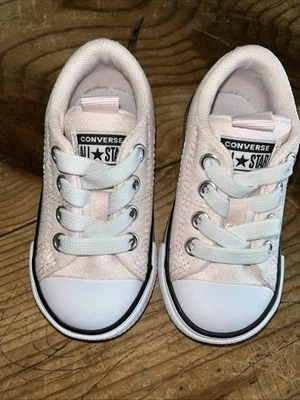 All Star Converse Rosa Brillante Bebé Niñas Talla 5 Foto 1 de 4