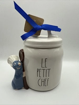 Rae Dunn Pixar Ratatouille Remy LE PETIT CHEF Ceramic Canister Brand New - Image 1 of 3