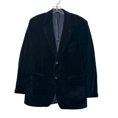 Ralph Lauren Vintage Etiqueta Negra 40R Terciopelo Cena Fumar Chaqueta Traje Blazer Foto 1 de 4
