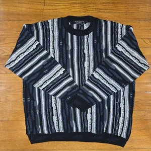 Vintage Protege Collection 3D Textured Coogi Cosby Style Sweater Men's XXL - Picture 1 of 6