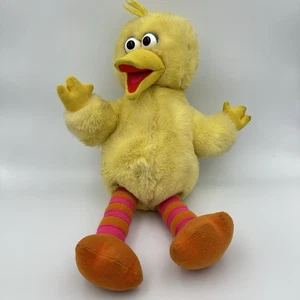Peluche de colección Sesame Street Talking Big Bird Tyco 18" probado funciona “Peek-a-Boo” - Imagen 1 de 11