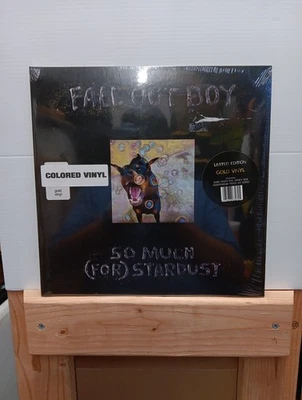 Fall Out Boy So Much (For) Stardust Gold Vinyl LP Record NEW & SEALED - Image 1 of 2