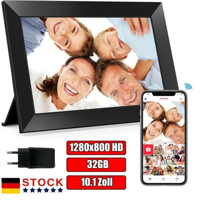 WiFi Digital Photo Frame 1280*800 IPS Touch Screen Electronic Photo Frame - Image 1 of 4