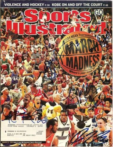 DIANA TAURASI LINDSAY WHALEN BEARD + SIGNED SPORTS ILLUSTRATED MARCH 22, 2004 - Image 1 of 1