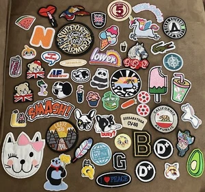 random lot of fabric patches- See & Iron Ons X58 - Picture 1 of 10