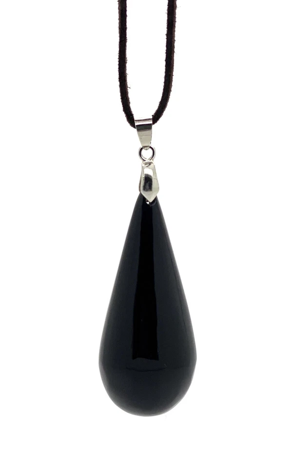 camilieri Horn Anhänger Hornanhänger schwarz Tropfen NEU - Bild 1 von 1