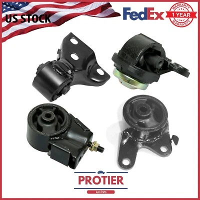 Fits Ford Probe Fits Mazda Mx-6 89-92 2.2L Manual Engine Motor & Trans Mount Set - Imagem 1 de 4