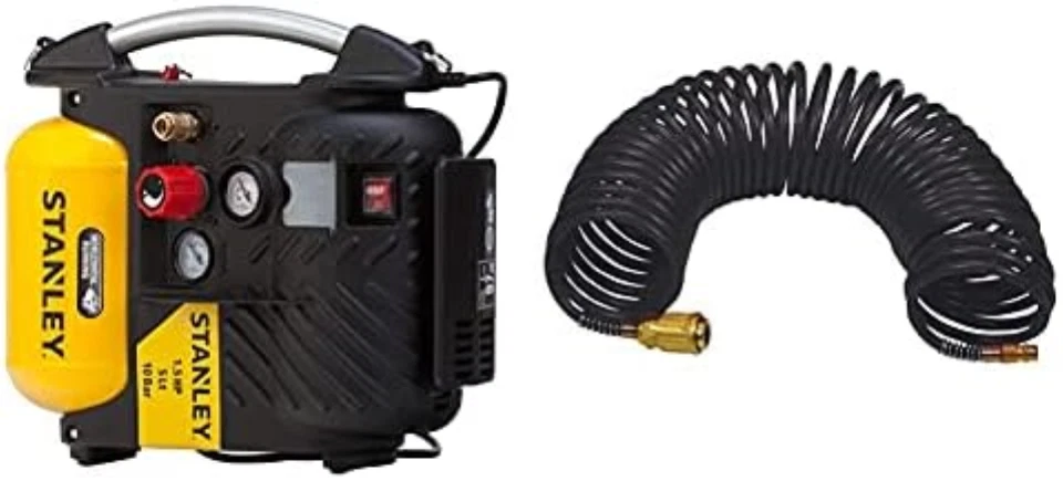 Stanley Compressor DN200/10/5 - Compressore Aria per Auto 10 bar - 5 l - 180 l/m - Immagine 1 di 1