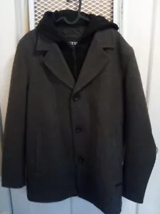 Men's Guess Dress Casual Jacket Size Small w/detachable hood - Picture 1 of 8
