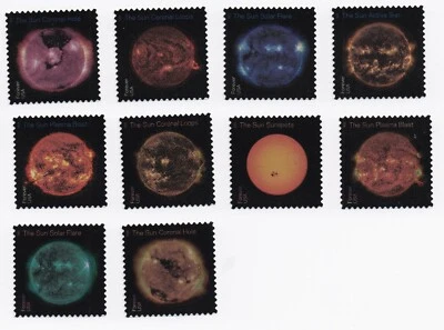 US 5598-5607 Sun Science F single set 10 MNH 2021 - Image 1 of 4