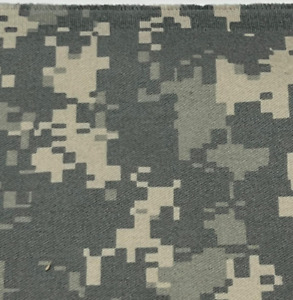 ACU Army Digital Poly Cotton Ripstop Camouflage Fabric 60" Camo 10 Yards Lot