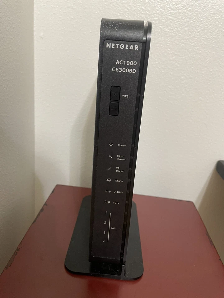 NETGEAR C6300BD AC1900 DOCSIS 3.0 Cable Modem WiFi Router (no power cord) - Image 1 of 4