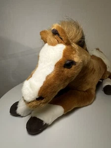 Breyer Brown Horse Appaloosa White Spots Plush Stuffed Animal 18" - Picture 1 of 19